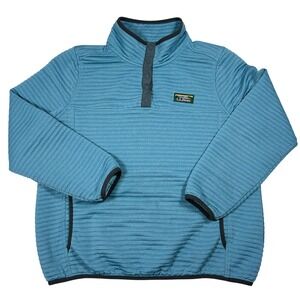 LLBean Women's Airlight Knit Pullover Size M Petite in Blue